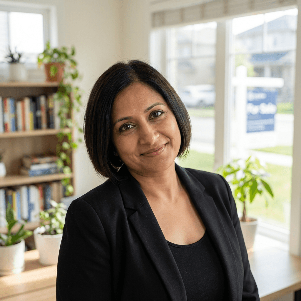 Sarah Kim, female homeowner in her mid 30s, East Asian, calm and organized demeanor